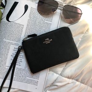 Black Coach Wristlet (open to offers!)